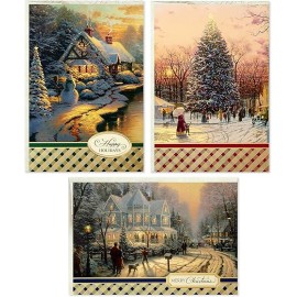 Hallmark Thomas Kinkade Boxed Christmas Cards